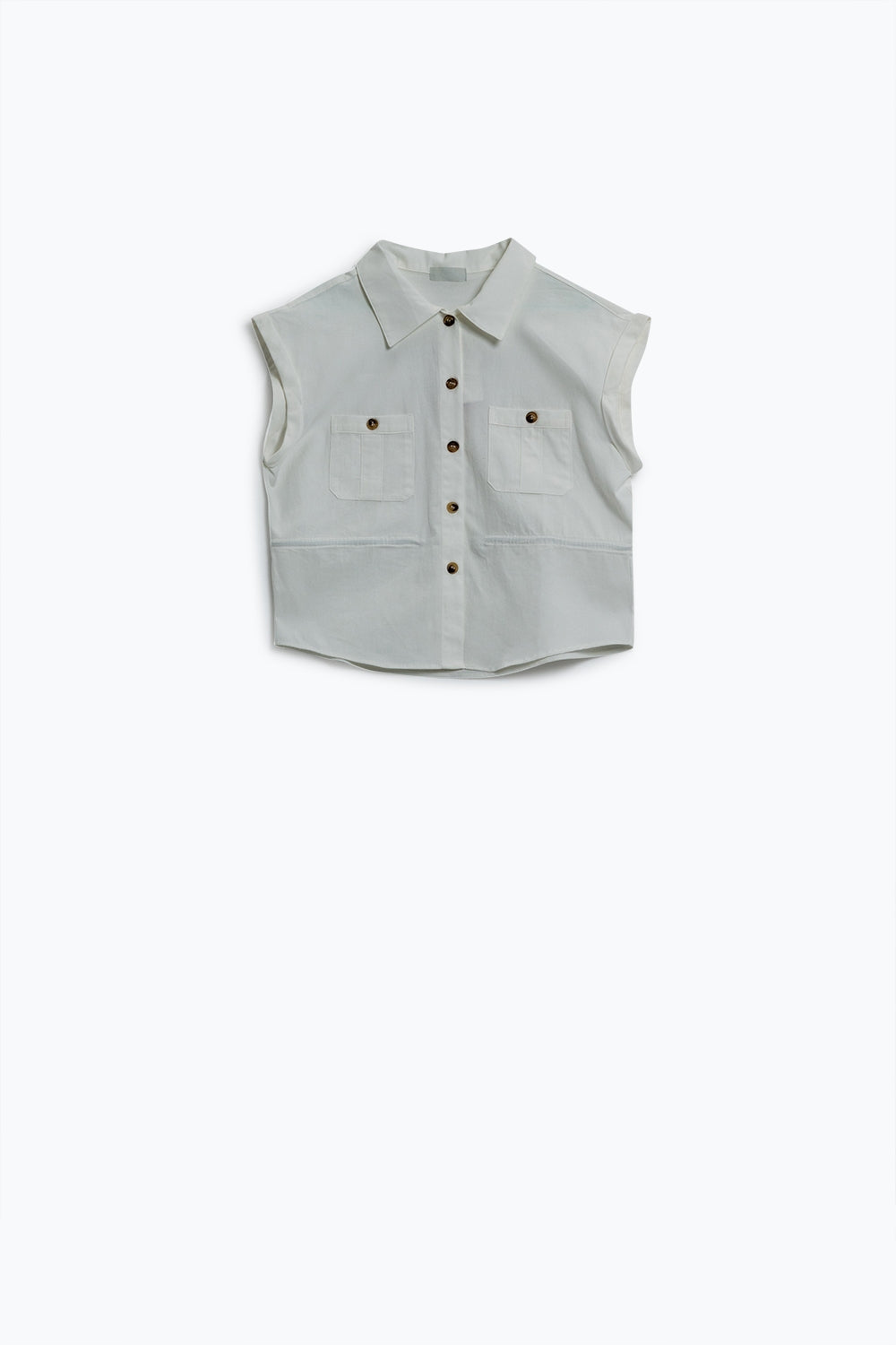 Devon Cropped Button-Up