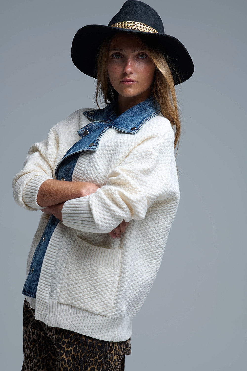 Cora Waffle Knit Cardigan
