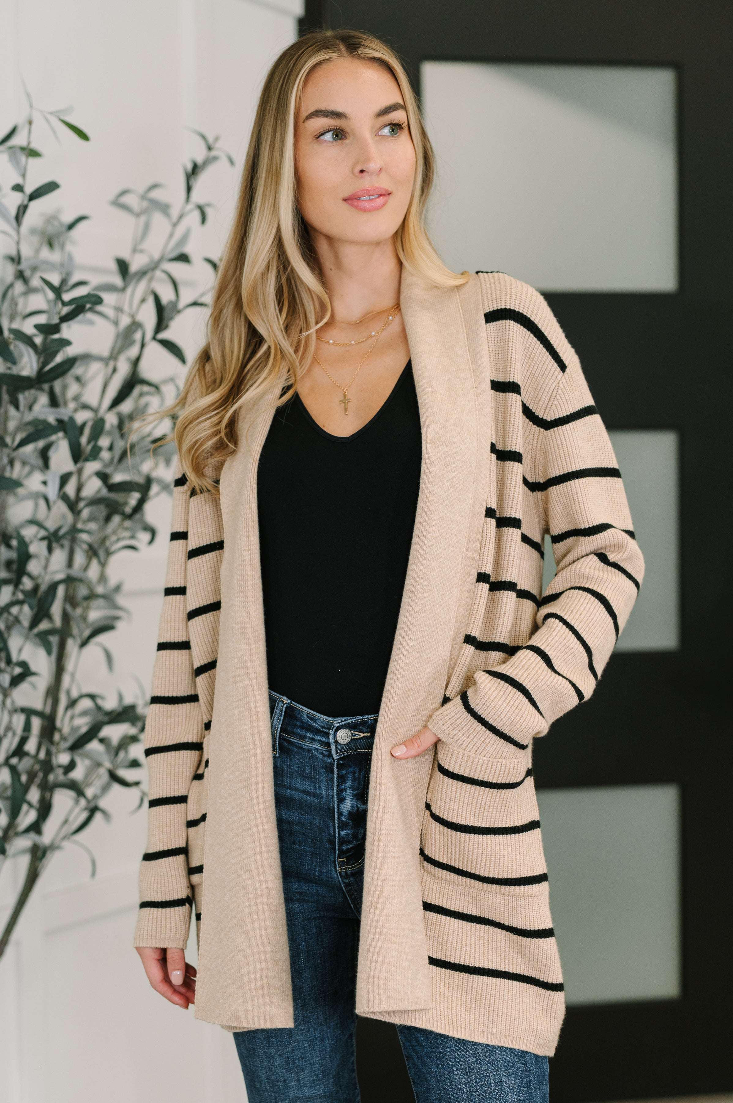 Landry Stripe Cardigan